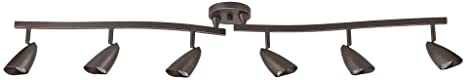 Globe Electric 59376 Grayson Track Lighting, Oil Rubbed Bronze