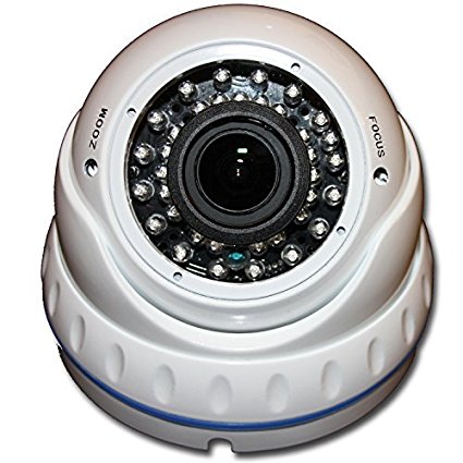 1080P HD-TVI HD-CVI AHD 960H IR White 2.8~12mm DOME SECURITY SURVEILLANCE CAMERA Weatherproof Infrared