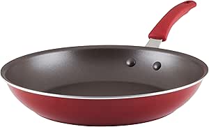 Rachael Ray Cook   Create Nonstick Frying Pan/Skillet, 12.5 Inch, Red