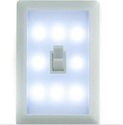 Light Switch Night Light w/Adhesive Back - Light up The Night!