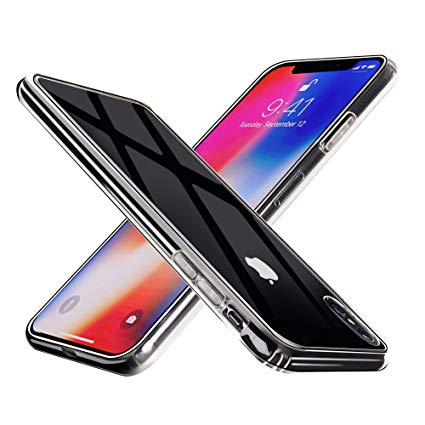 UrbanX iPhone XR Case, 9H Tempered Glass Anti-Scratch Back Cover Case with Soft Silicone Bumper and Raised Bezel for Apple iPhone XR