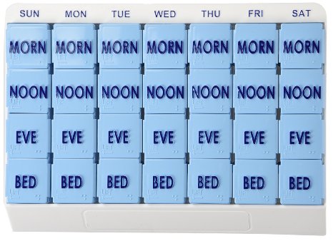 Large 7 Day Weekly Pill Organizer - Large 7 Day Weekly Pill Organizers - 70027PL70027PL