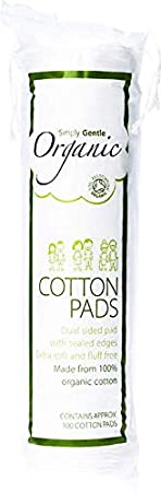 Simply Gentle Organic Cotton - Pack of 100 Pads
