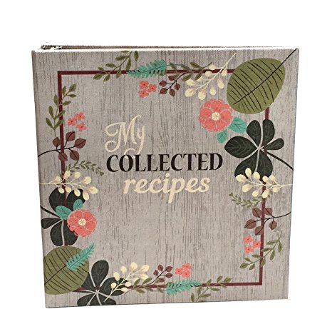 Meadowsweet Kitchens Create Your Own (Fabric Covered) Collected Recipes Cookbook, Vintage Flowers design