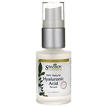 Swanson 99% Natural Hyaluronic Acid Serum 1 fl oz (29.6 ml) Serum