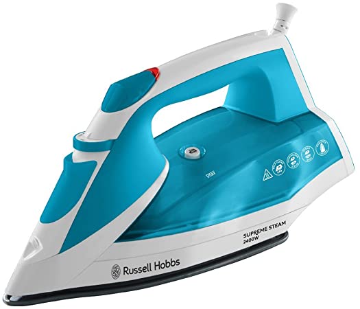 Russell Hobbs 23040 Supreme Steam Traditional Iron, 2400 W, 320 ml, Blue/White