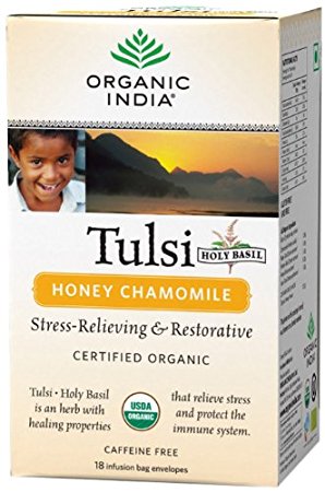Organic India Tulsi - 18 Tea Bags (Honey Chamomile)
