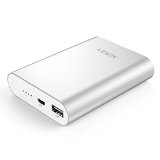 Qualcomm Certified Aukey Quick Charge 20 10400mAh Portable External Battery Fast Charger 162W  5V 9V 12V Supported Quick Charge Input and Output - Silver