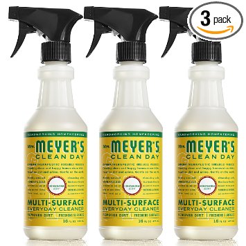 Mrs. Meyer's Multi-Surface Everyday Cleaner, Honeysuckle, 16 Fluid Ounce (Pack of 3)