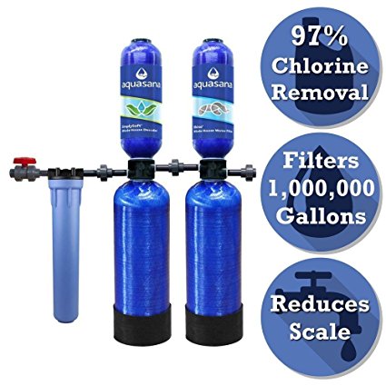 Rhino Series 5-Stage 1,000,000 Gal. Whole House Water Filtration System with Simply Soft Salt-Free Water Softener