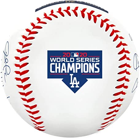 Los Angeles Dodgers 2020 MLB World Series Champions Fanatics Exclusive Rawlings Replica Signature Baseball - MLB Baseballs