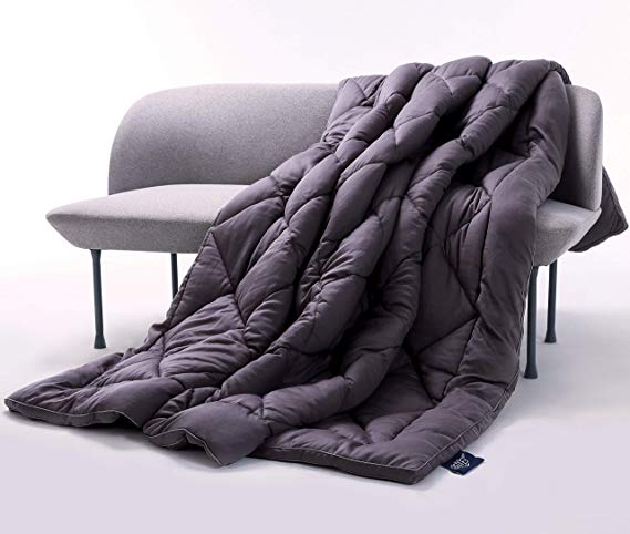 SNUZZZZ King Comforter - 100% Eucalyptus Fabric - Hypoallergenic Bedding - Alternative Down Comforter (King, Grey)
