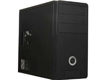 Rosewill Ultra High Gloss Finished MicroATX Computer Case with 400W ATX 2.2 12V Power Supply, Black R363-M-BK