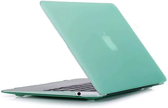 RUBAN MacBook Air 13 inch Case 2020 2019 2018 Release A2179 A1932 - Protective Snap On Hard Shell Cover for New Version MacBook Air 13 with Retina Display with Touch ID, Green