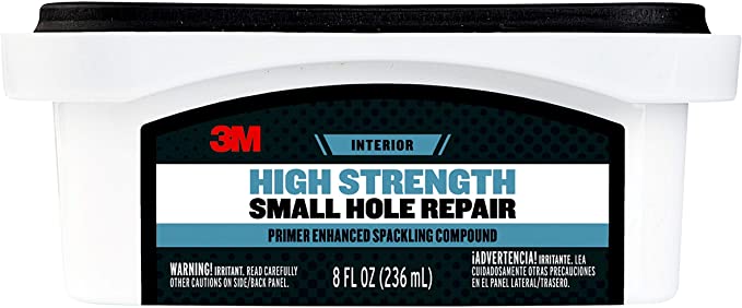 3M High Strength Small Hole Repair, Primer Enhanced Spackling Compound, 8 oz