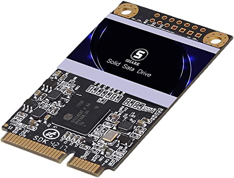 SSD SATA mSATA 500GB Shark Internal Solid State Drive High Performance Hard Drive Desktop Laptop SATA III 6Gb/s (500GB, MSATA)
