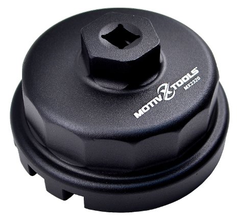 Toyota Lexus Oil Filter Wrench for 2.5L to 5.7L Engines With 64mm Cartridge Style Filter Housings By Motivx Tools