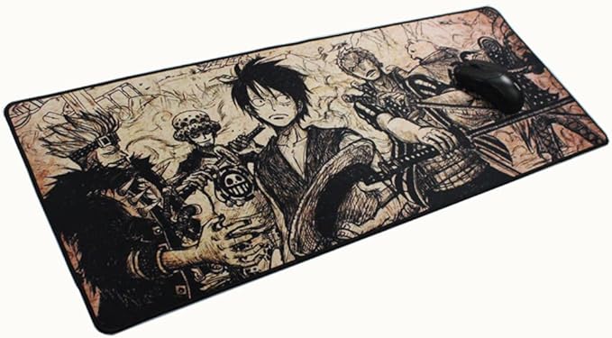 Everyday-Deal Extended Speed Gaming Mousepad - Non-Slip Rubber Base - Stitched Edge 800 300 2 mm (one Piece Group)