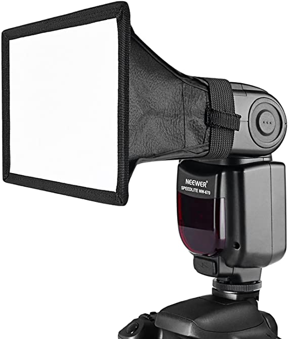 Neewer 6 x 5 inches/15 x 12.5 centimeters Translucent Softbox for Canon Nikon and Other DSLR Cameras Flashes,Neewer TT560 TT850 TT860 NW561 NW670 VK750II Flashes