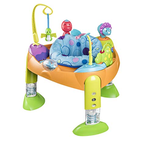 Evenflo ExerSaucer Fast Fold Plus Go Bounce-A-Saurus