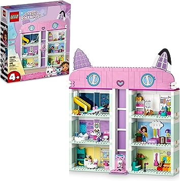 LEGO Gabby’s Dollhouse 10788 Building Toy Set, 8-Room Playhouse with Purrfect Details and Popular Characters from The Show, Including Gabby, Pandy Paws, Cakey and Mercat, Kids Toy for Ages 4 and up