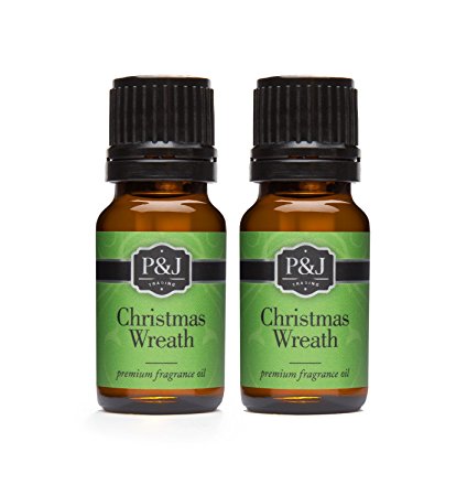 Christmas Wreath Fragrance Oil - Premium Grade Scented Oil - 10ml - 2-Pack