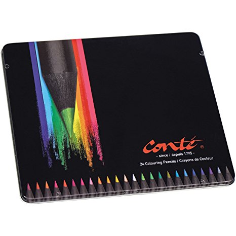 BIC Conte Colouring Pencils 24 Pack