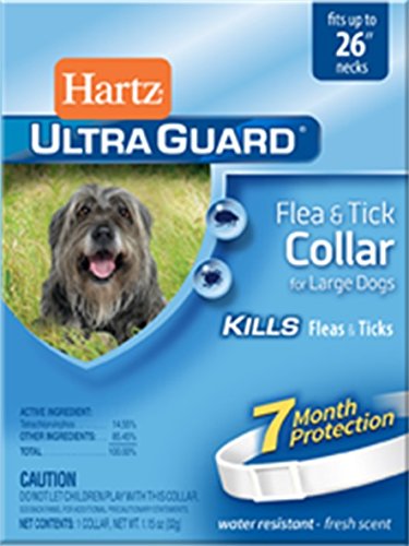 Ultraguard Flea and Tick Large Dog Collar 26" - White