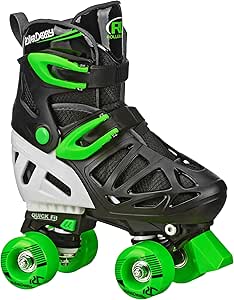 Roller Derby Trac Star Adjustable Skates for Kids, Beginners