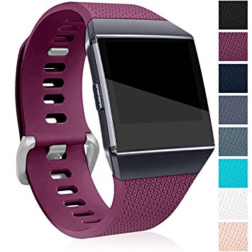 Maledan Replacement Bands Compatible for Fitbit Ionic, Classic Replacement Accessory Wristbands Compatible with Fitbit Ionic Smart Watch, Large Small