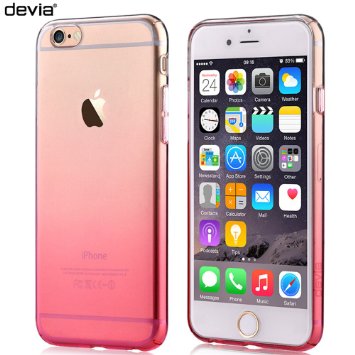 Devia Fruit Series New Ombre Clear Case Cover Skin for Iphone 6,6s (Strawberry)