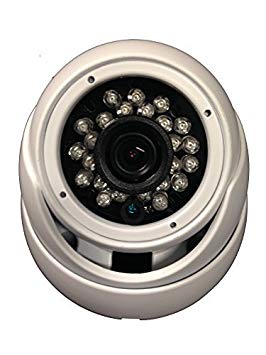 1000TVL Security Dome Camera 1/3" Sony 1.4 Megapixel CMOS 12VDC 3.6mm Varifocal 24pcs IR w/65 ft OSD Menu WDRWide Dymanic Range Weather/Vandal Proof Metal View Indoor/Outdoor DayNight HomeOffice