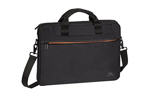 Rivacase 15.5 inch Laptop Bag with Separate Document Compartment - Black