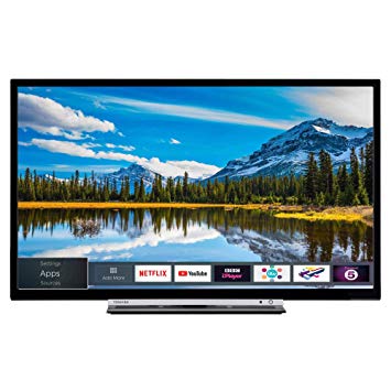 Toshiba 32L3863DB 32" 1080p Full HD LED Smart TV with Freeview Play (Certified Refurbished)