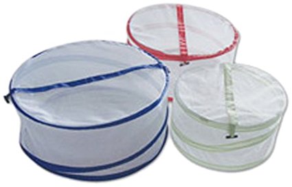 Ming's Mark FC-68102 Collapsible Mesh Food Covers - 3 Per Set