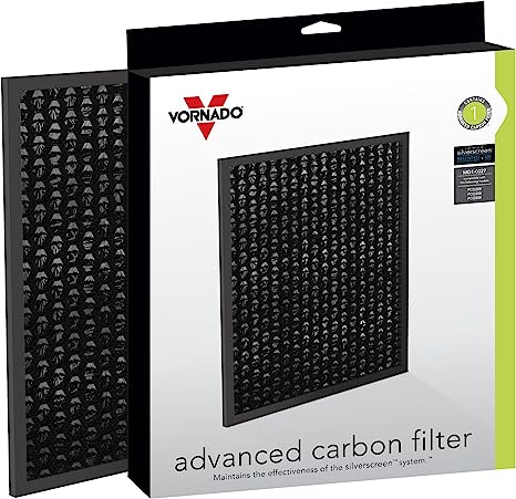 Vornado MD1-0027 Advanced Carbon Filter Air Purifier, 1 Count (Pack of 1), Black