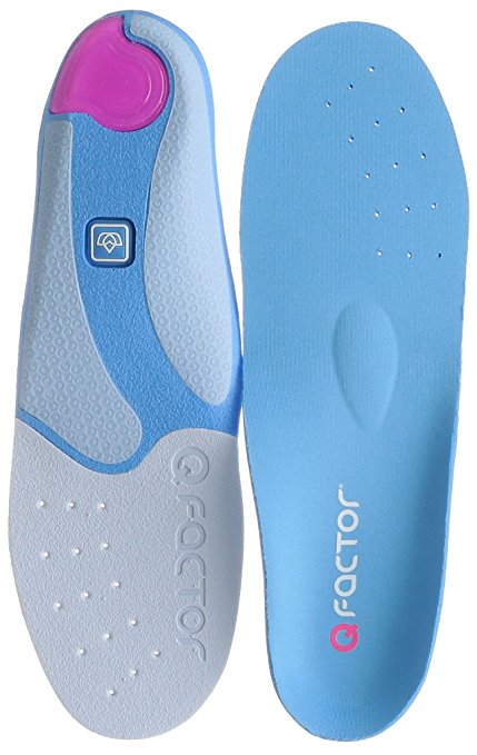 Spenco For Her Q Factor Cushion Arch Support Shoe Insole Designed for Women, Women's Size 5-6