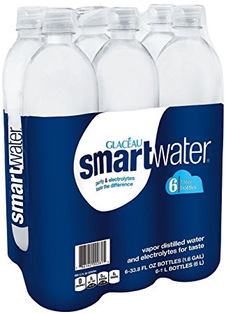 smartwater, 6 Count ,1L Bottle