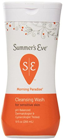Summer's Eve Feminine Wash for Sensitive Skin, Morning Paradise 9 fl oz (266 ml)