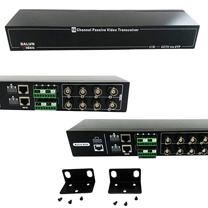 VENTECH CCTV 16ch Video Balun 16 Channel Pasive Transceiver RJ45 Accessories