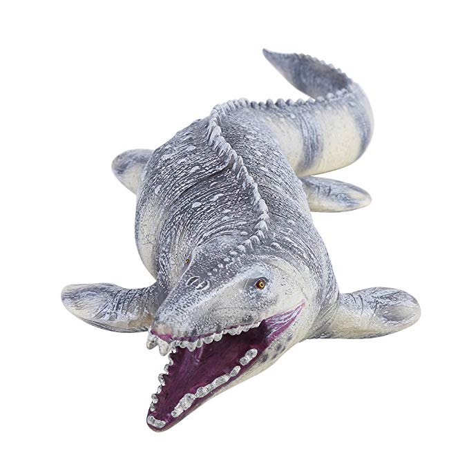 17.7in Mosasaurus Dinosaur Toy Long Realistic Looking Animal Model Figures for Kids Toddler Great Gift Party Favor