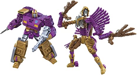 Transformers Generations Legacy Wreck ‘N Rule Collection Comic Universe Impactor and Spindle, Amazon Exclusive, Ages 8 and Up, 5.5-inch