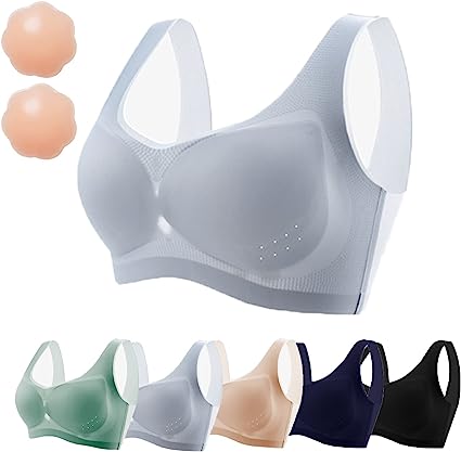 KCRPM Mysecrettop Bra, Ultra-Thin Ice Silk Lifting Bra, Silk Seamless Cooling Bra for Women