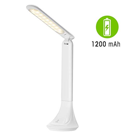 LED Desk Lamp, Eye-Caring Table Lamp, Sensitive Touch Control, Stepless dimming, Portable and Compact for Office, Home, Reading, Studying, Working