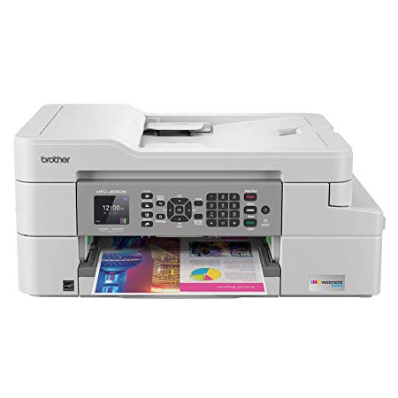 Brother MFC-J805DW XL Extended Print INKvestmentTank Color Inkjet All-in-One Printer with Mobile Device and Duplex Printing with Up To 2-Years of Ink In-box