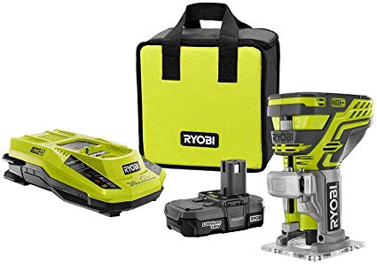 Ryobi 18-Volt ONE  Lithium-Ion Router Kit - P1966N (Renewed)