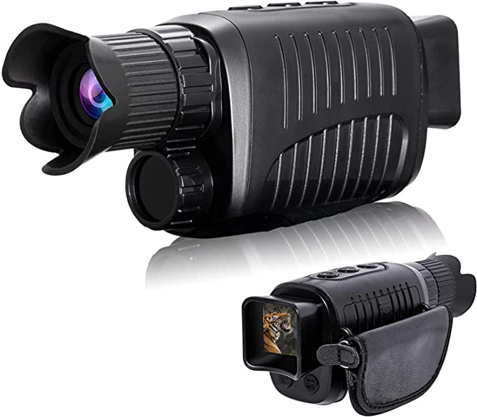 Night Vision Goggles, Digital Night Vision Monocular for Darkness,1080p Full HD Infrared Monocular,Support 512G TF Card for Hunting, Camping, Travel, Surveillance
