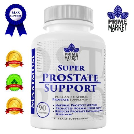 Super Prostate Support for Men Promote Healthy Urination with Standardized Saw Palmetto Berry Extract & Beta Sitosterol Capsules Reduce Enlarged Prostate and DHT Blocker Enhance Urinary Tract Health