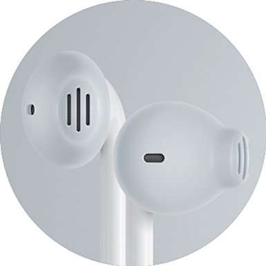 EarSkinz EarPod Covers (ES2) - Smoke - for Apple iPhone 6S / 6 / 5S / 5C / 5