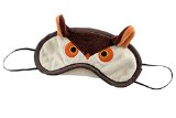 Funny Owl Soft Velvet Eye Sleep Mask Sleeping Eye Blinder Shade Cover Brown